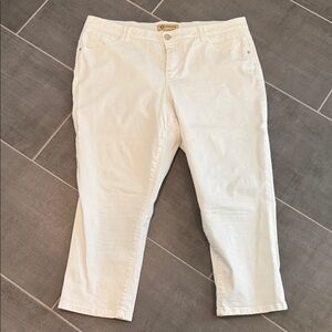 Democracy White Pants with Ab Technology 18W